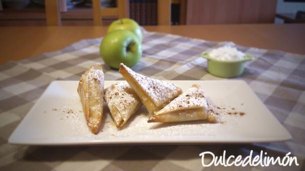 Triángulos de manzana