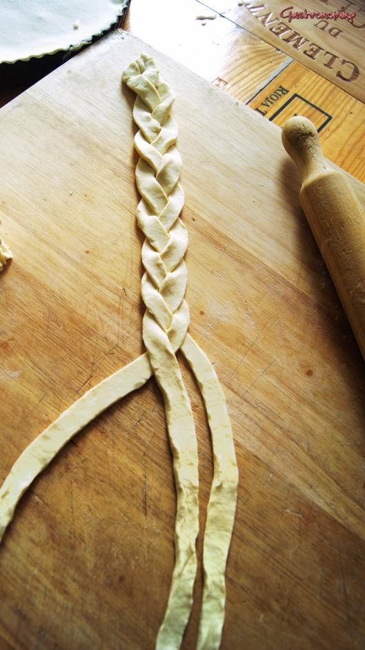 pastel de pollo y puerros