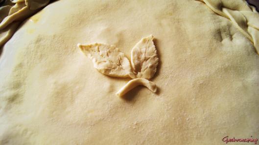 pastel de pollo y puerros