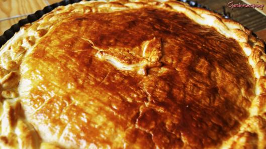 pastel de pollo y puerros