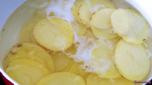 Patatas con queso