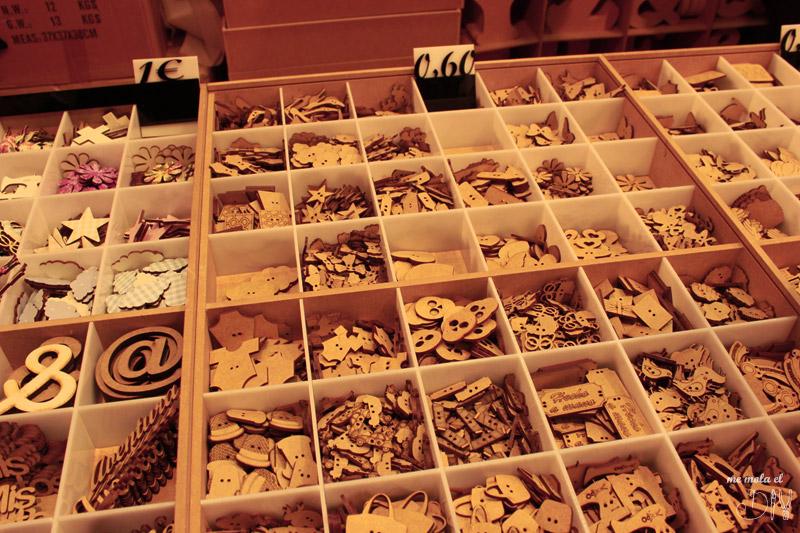 Formas de madera para scrap de fitaller