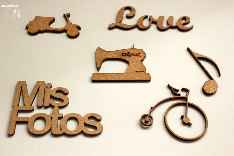 Formas de madera para scrap de fitaller