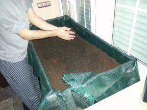 mezcla fibra de coco y humus de lombriz