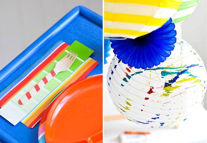 Decoración fiesta infantil artistas