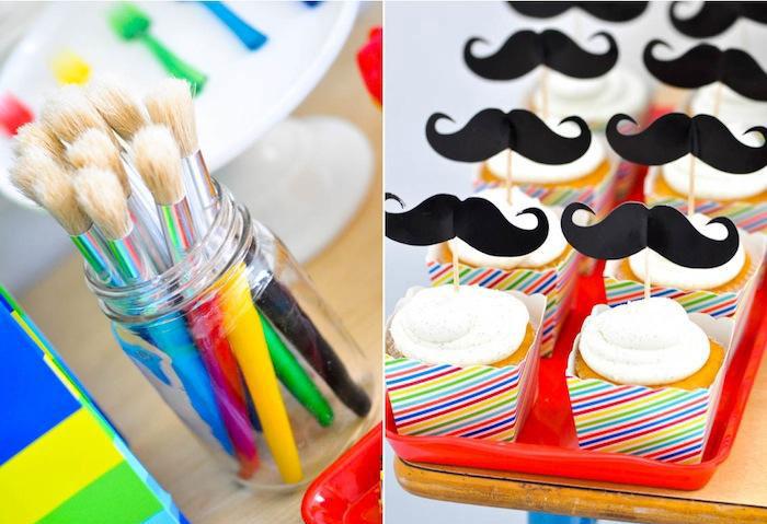 Decorar fiesta infantil pintores