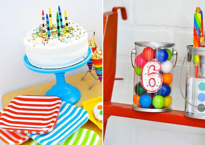 Decoración cumpleaños infantil artistas