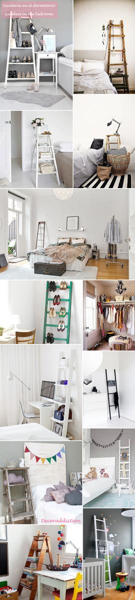 *My new home* Reciclar antiguas escaleras - Recycle old ladders_dormitorio