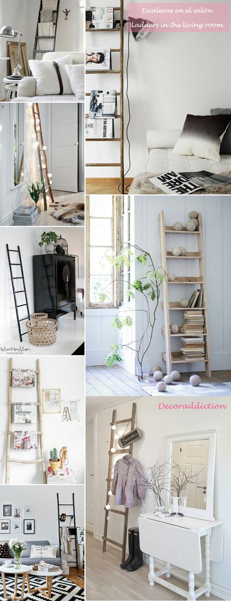 *My new home* Reciclar antiguas escaleras - Recycle old ladders_salon