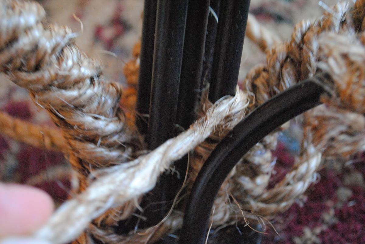 diy lampara cuerda 7