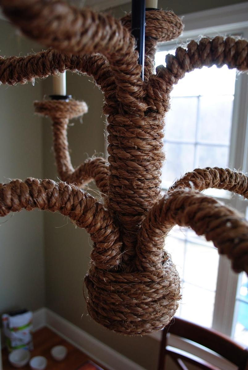 diy lampara cuerda 9