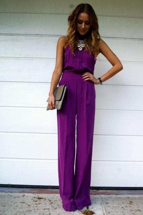 Jumpsuit morado
