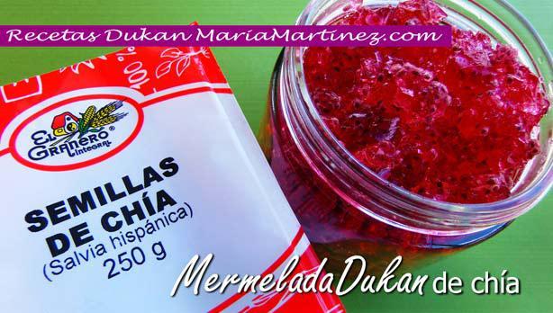 Mermelada Dukan de Chía (fase Crucero, sin tolerados)