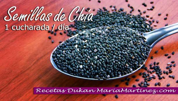 Semillas de Chía dieta Dukan