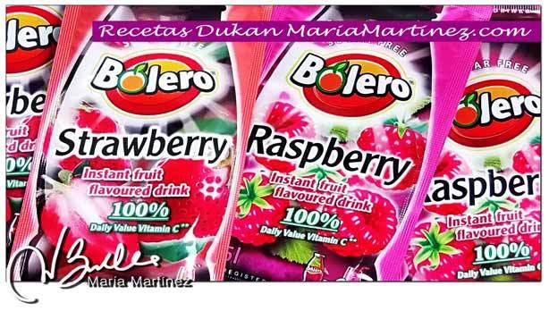 Jugos Bolero sin azúcar Recetas, Bebidas Bolero