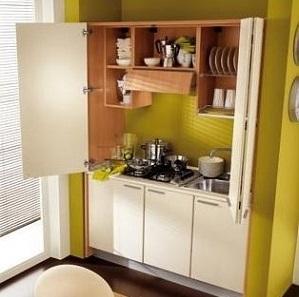 Una cocina en el armario, cocinas invisibles | Decoración