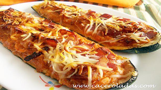 Recetas Dukan con Calabacín: calabacines rellenos