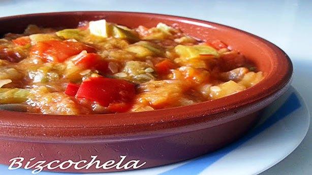 Recetas Dukan con Calabacín: pisto clásico