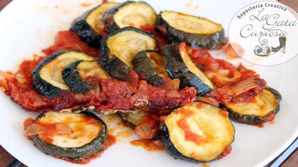 Recetas Dukan con Calabacín: calabacines a la napolitana