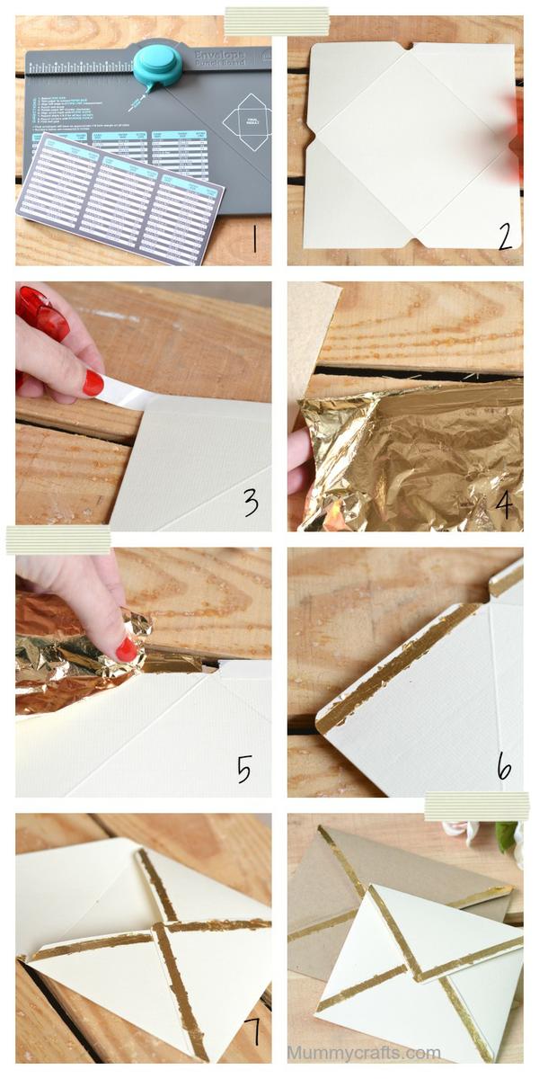Como hacer tus propios sobres paso a paso