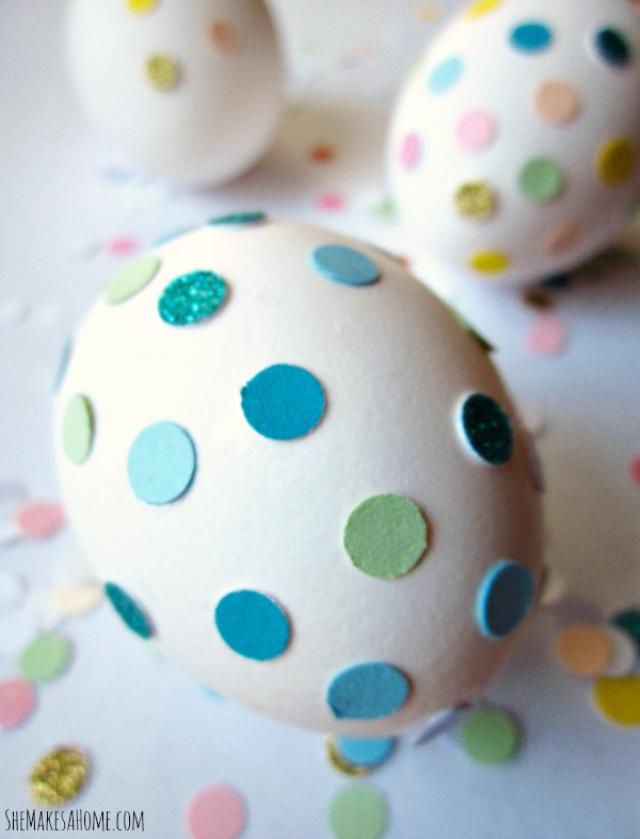 huevos de pascua DIY fácil y colorido | Blog T&D