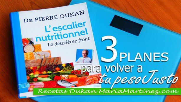 Nueva dieta Dukan: como mantener el peso perdido con la Escalera Nutricional