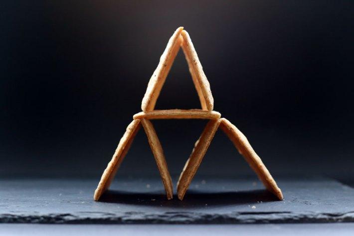 Galletas de kikos, cacahuetes y comino