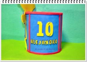 Portalápices goma eva