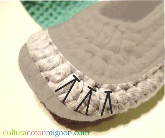 Zapatito bebé crochet segunda carrera