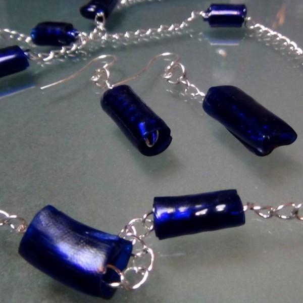 cuentas de plástico para collar realizadas con botellas de plástico pet - 