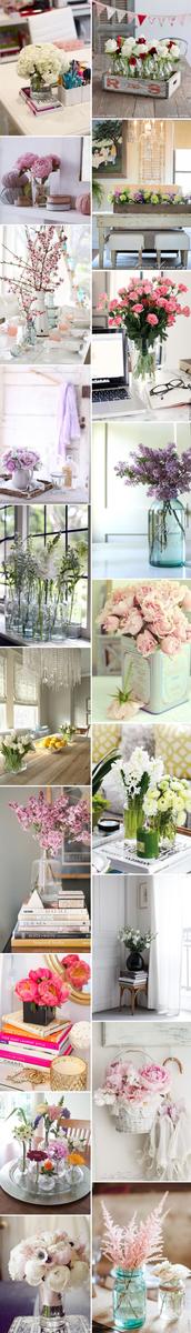 *My new home* Decorar con flores frescas - Decorate with fresh flowers_montaje