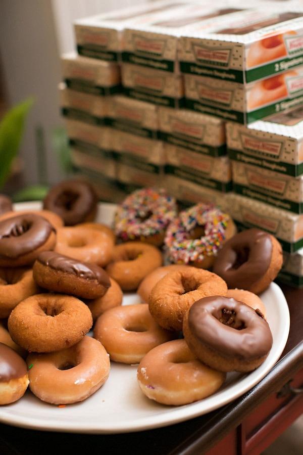 Donut listos para una boda