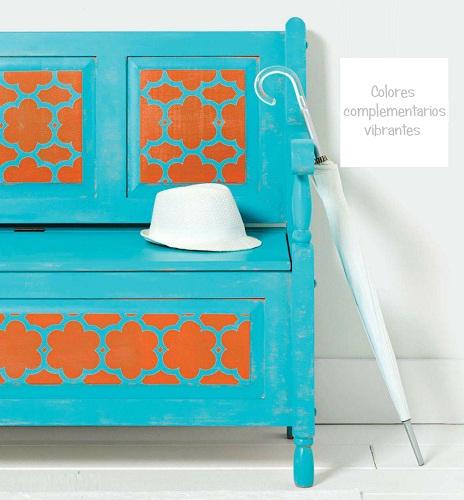 mueble colores complementarios circulo cromatico chalk paint autentico online