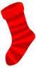calcetín rojo