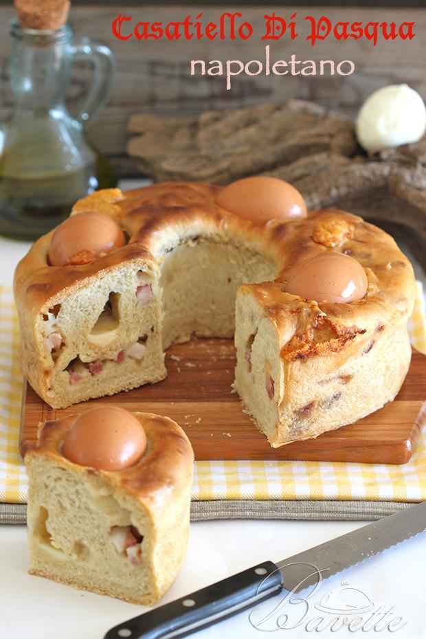 Casatiello di pascua napoletano.