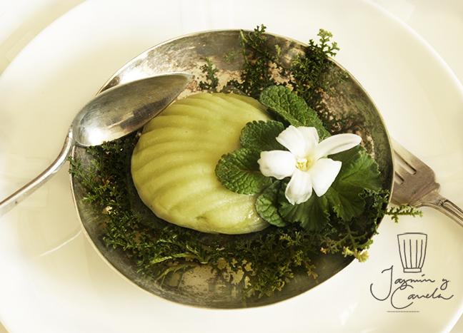 Conchas de mazapán, requesón y chocolate 1