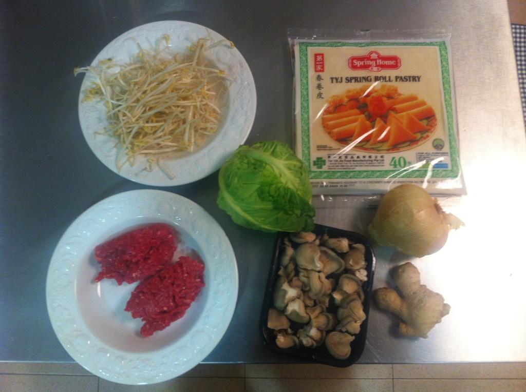 Ingredientes y Mise en place