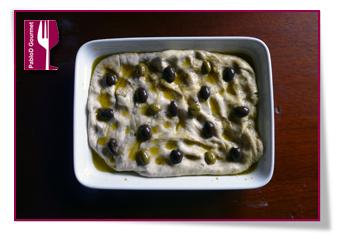 PabloD Gourmet - Focaccia antes de hornear