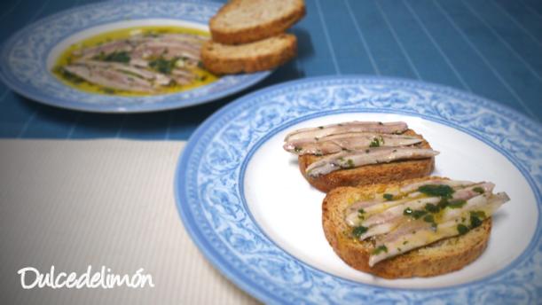 Boquerones en limón