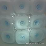 Cómo realizar una lámpara reciclando 45 botellas de plástico pequeñas - Lamp made out of 45 recycled plastic bottles Reciclado Creativo Rosa Montesa