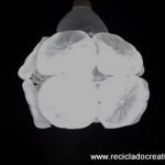 Lámpara con garrafas plástico reciclado -botellas de plástico- Lamps out of recycled plastic bottles Reciclado Creativo
