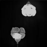 Lámpara con garrafas plástico reciclado -botellas de plástico- Lamps out of recycled plastic bottles