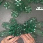 Lámpara realizada con 125 botellas de plástico recicladas - Lamp made with 125 recycled plastic bottles http://youtu.be/lwt43vjl2fs