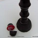 Lamparita de mesa realizada con cápsulas de café Dolce Gusto - Lamp made whith coffee capsules - Lamp made with recycled coffee capsules Reciclado Creativo - Rosa Montesa