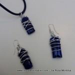 Bisutería realizada con botellas de plástico recicladas. Collares, pendientes, colgantes. Jewelry made out of recycled plastic bottles Reciclado Creativo by Rosa Montesa