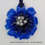 Bisutería realizada con botellas de plástico recicladas. Collares, pendientes, colgantes. Jewelry made out of recycled plastic bottles Reciclado Creativo by Rosa Montesa