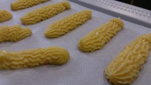 Eclairs (palos) de trufa sin azúcar