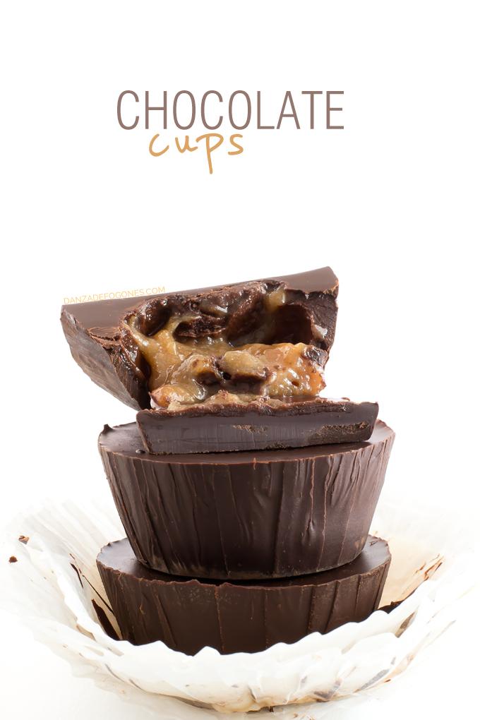 Chocolate cups - danzadefogones.com