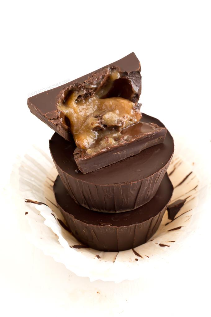 Chocolate cups - danzadefogones.com