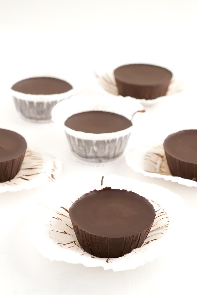Chocolate cups - danzadefogones.com